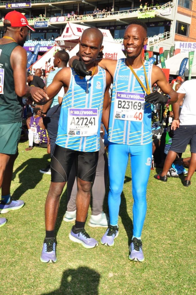 Two   UNIZULU athletes  participating in the ultimate and human race